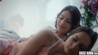 Passion lesbian sex with hot lesbians Aften Opal and big ass Nicole Aria